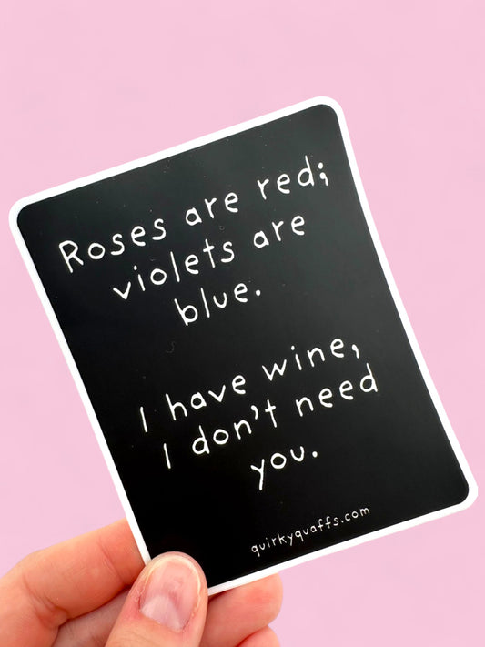 Roses are Red Sticker